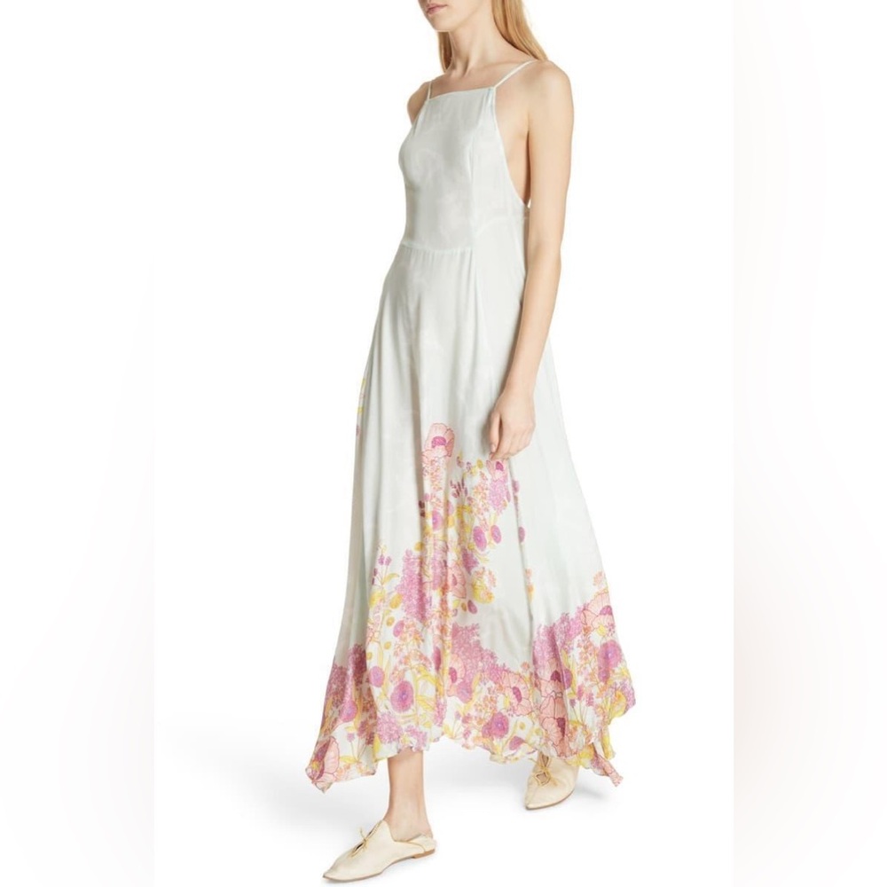Free People Embrace It Maxi Dress in Green — Size Small!!